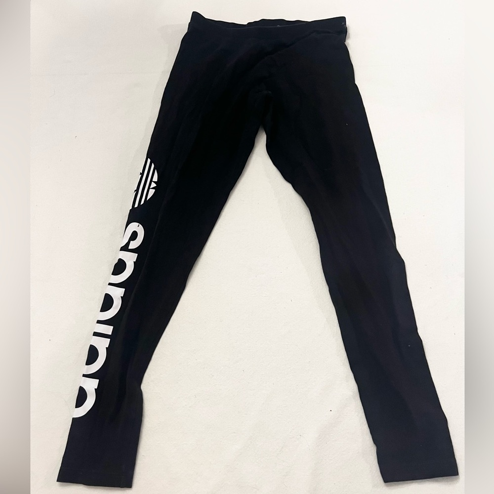 black adidas leggings